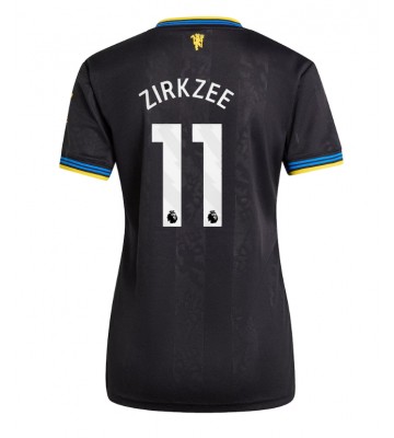 Manchester United Joshua Zirkzee #11 Tredjetrøje Dame 2025-26 Kortærmet